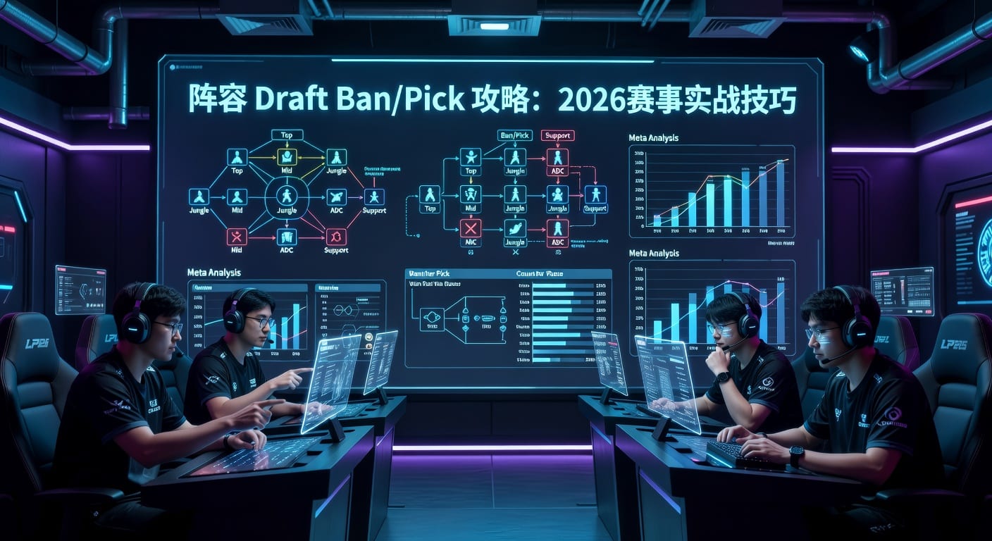 阵容 Draft Ban/Pick 赛前排兵布阵与禁选逻辑
