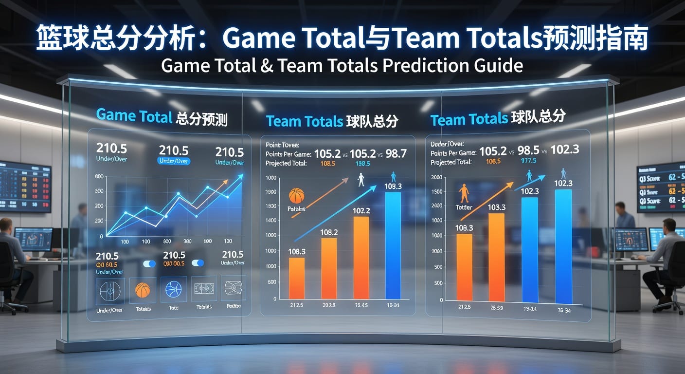 篮球总分 game total team totals 实战判断